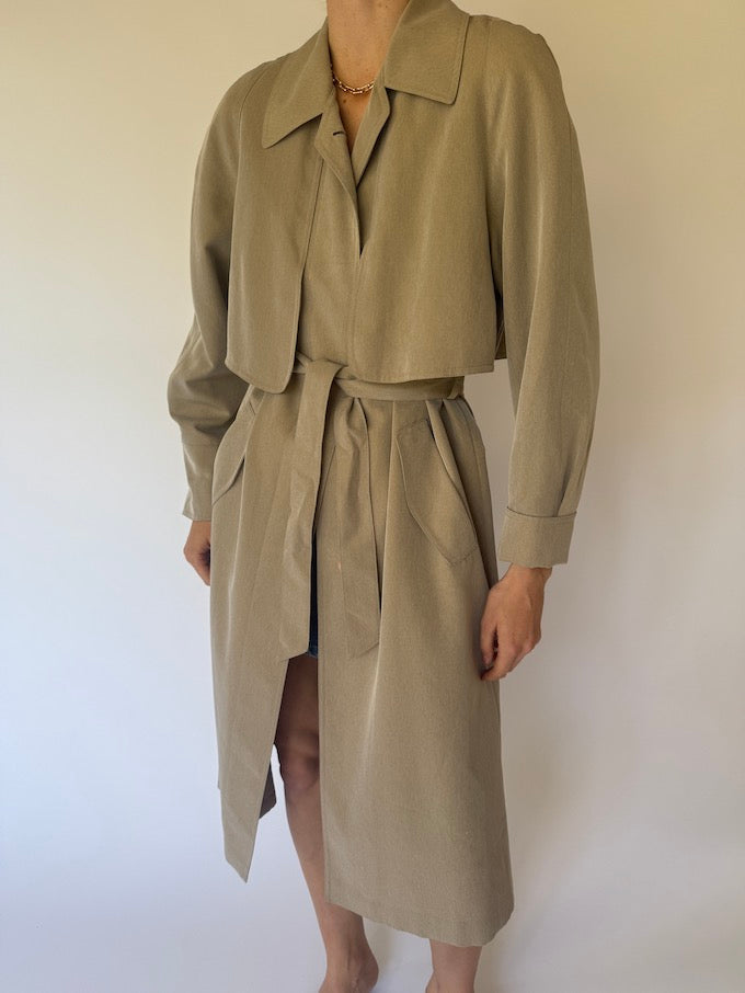 Vintage trench coat beige 6145