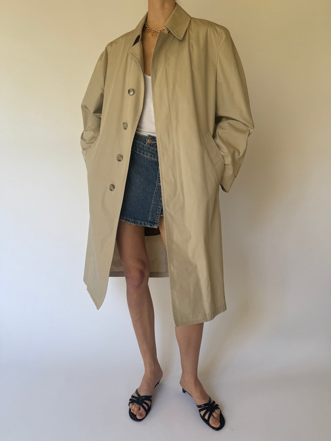 Vintage oversized coat beige 6147