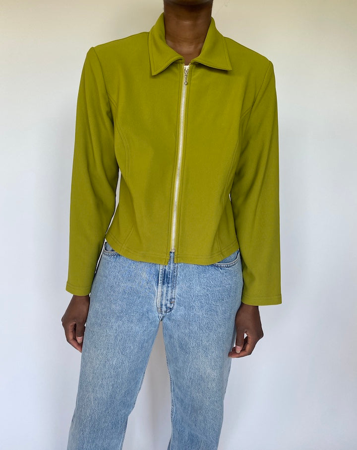 VINTAGE GREEN LIGHT CARDIGAN 3568