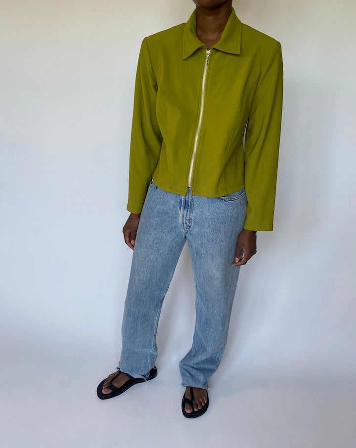 VINTAGE GREEN LIGHT CARDIGAN 3568