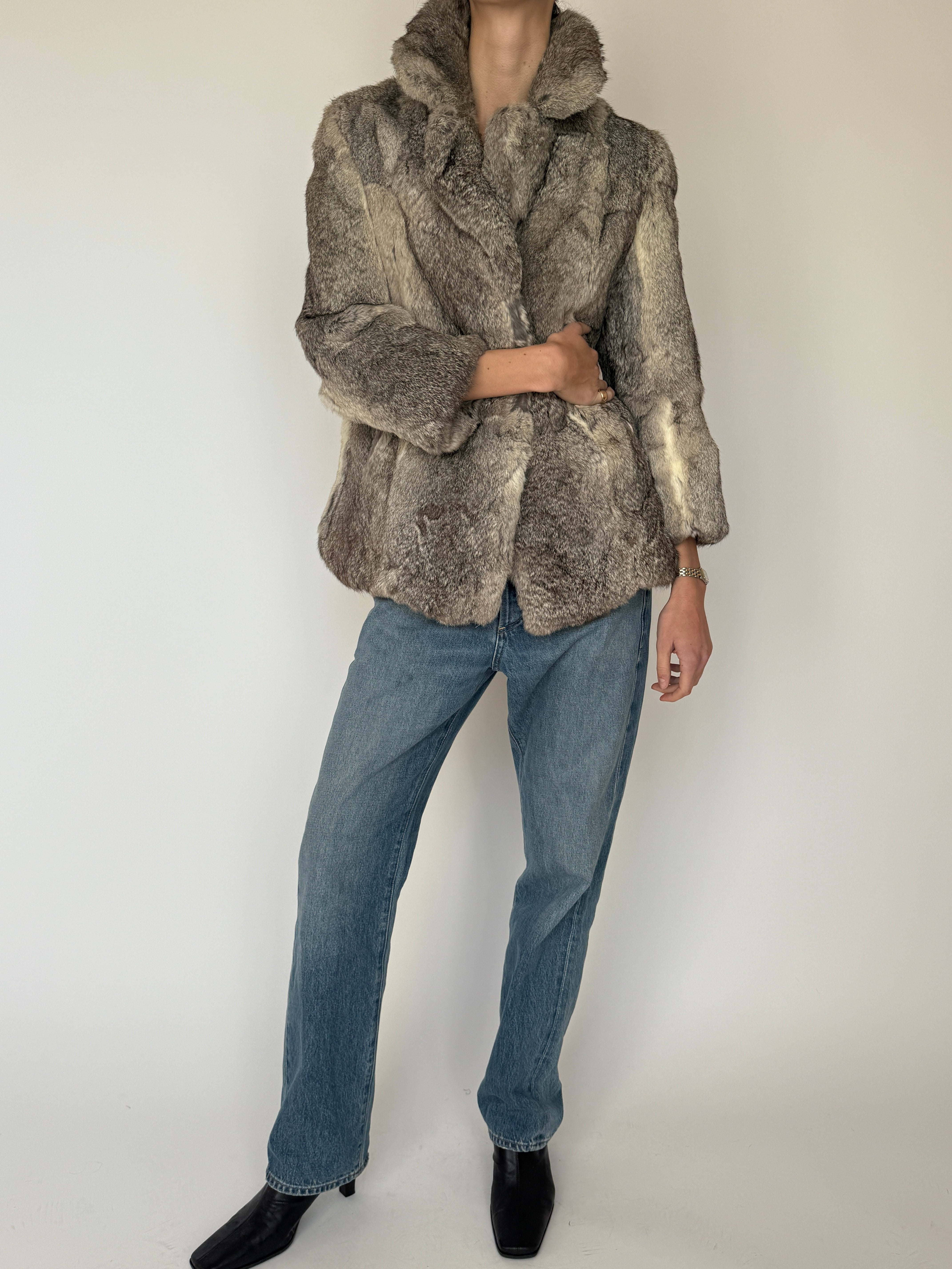 Vintage Genuine Fur Coat 7039