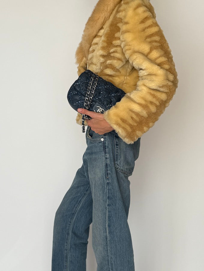 Vintage Honey Faux Fur Jacket 6547