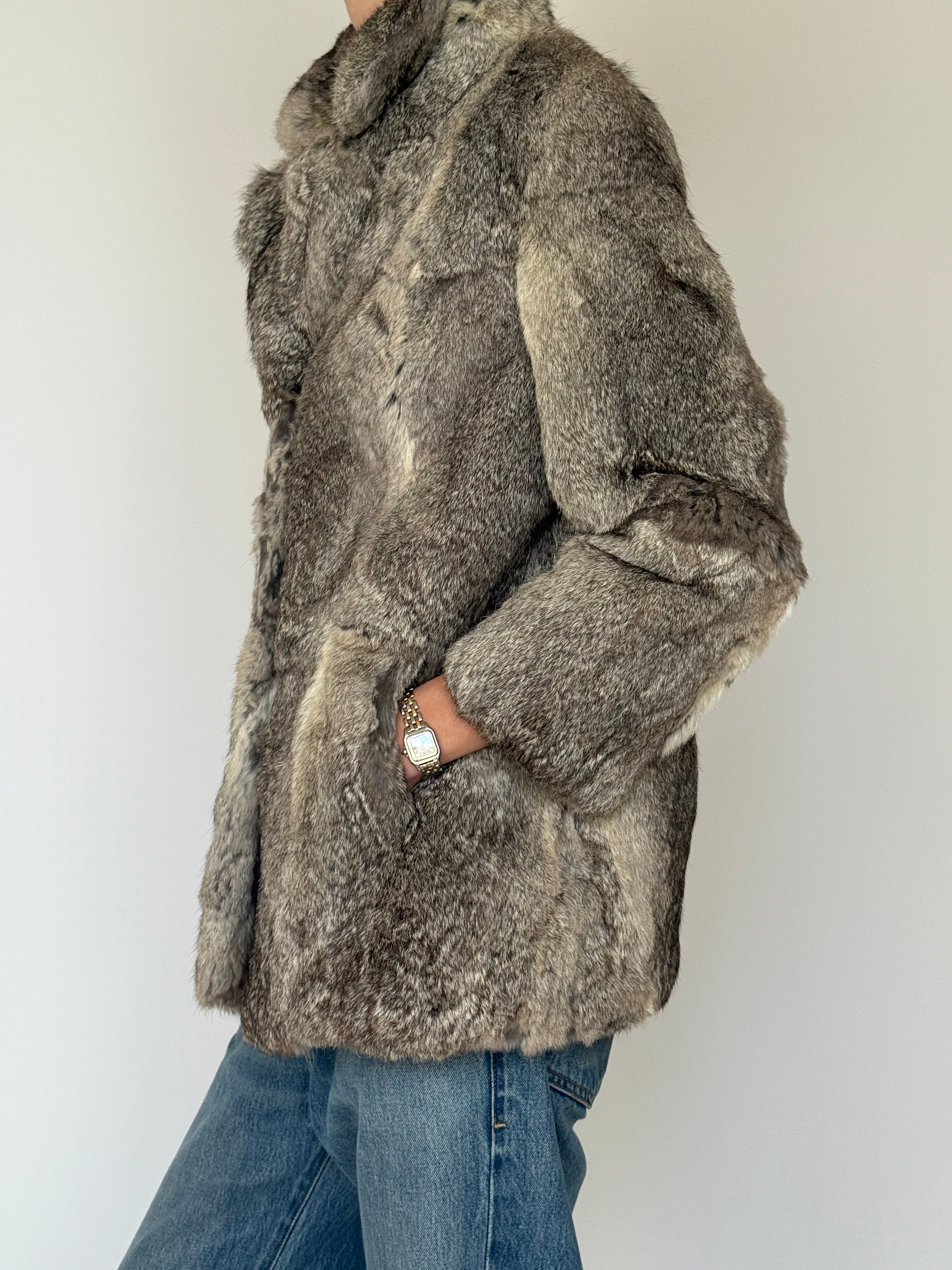 Vintage Genuine Fur Coat 7039