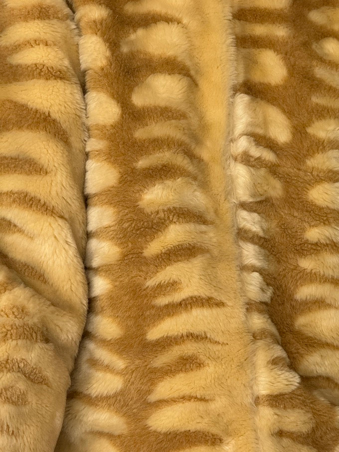 Vintage Honey Faux Fur Jacket 6547