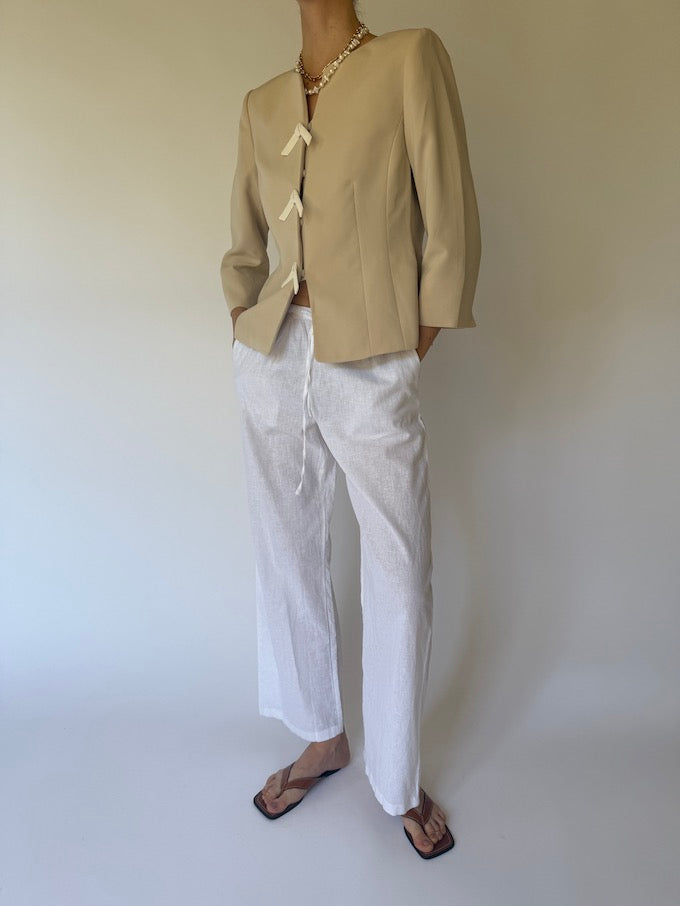 Vintage blazer beige 6149