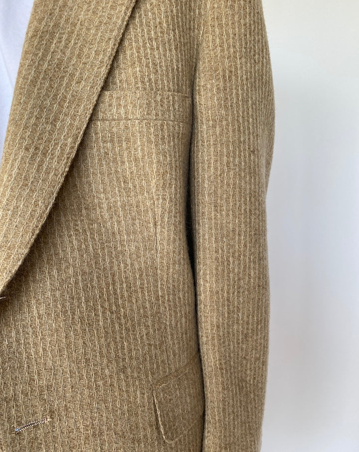 VINTAGE BEIGE SINGLE BREASTED BLAZER 3575