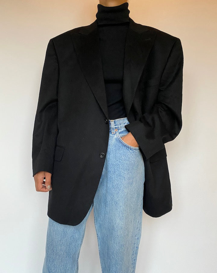 VINTAGE OVERSIZED CASHMERE BLAZER 1889