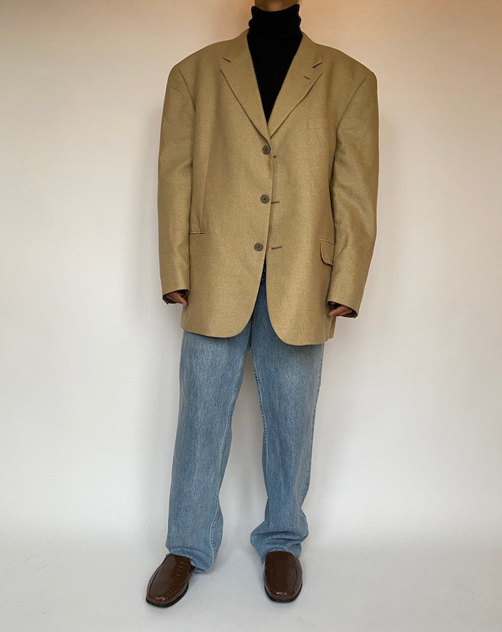 VINTAGE SILK AND WOOL BLENDED BLAZER 1890