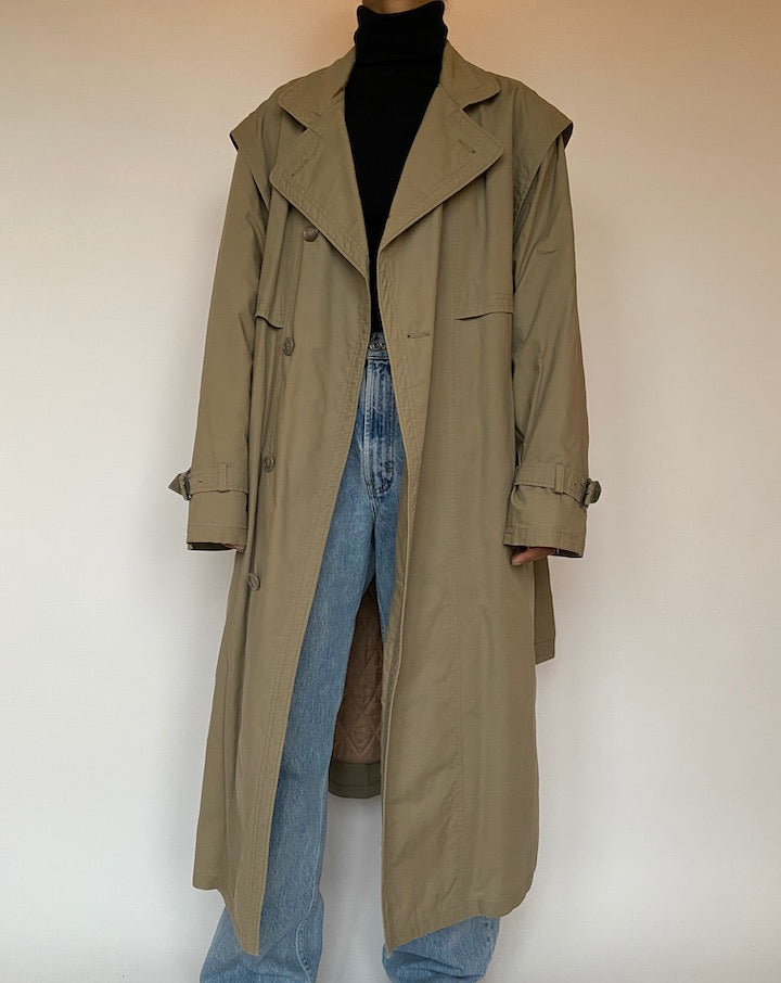 VINTAGE OVERSIZED TRENCH COAT 1839