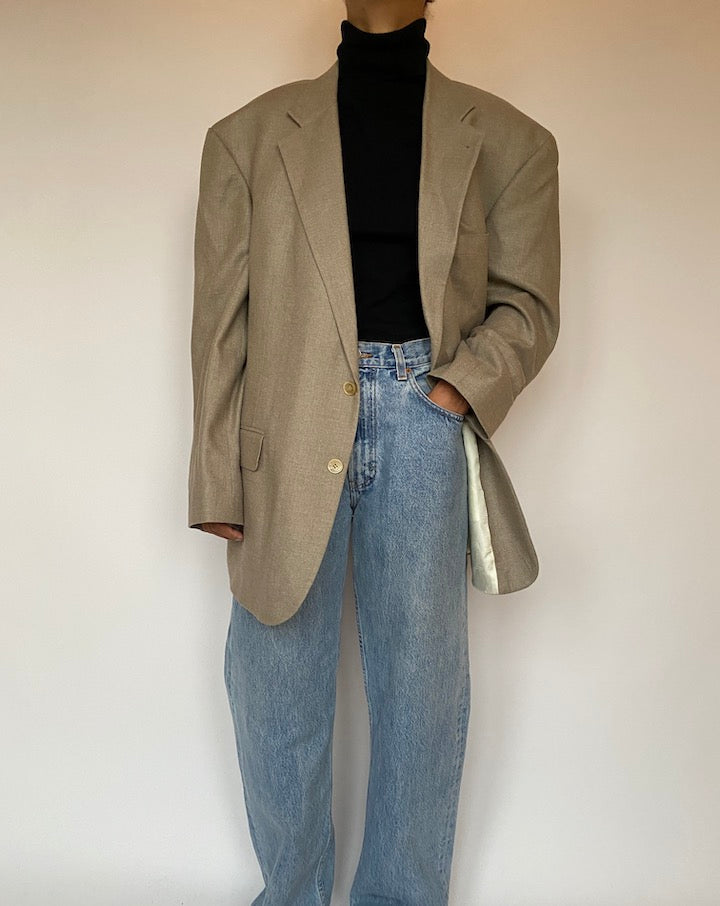 VINTAGE BEIGE OSCAR DE LA RENTA BLAZER 1894