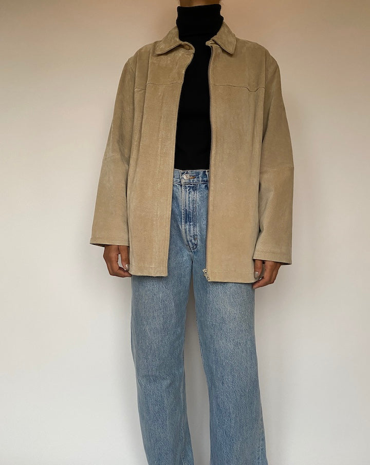 VINTAGE SUEDE LEATHER JACKET 1896