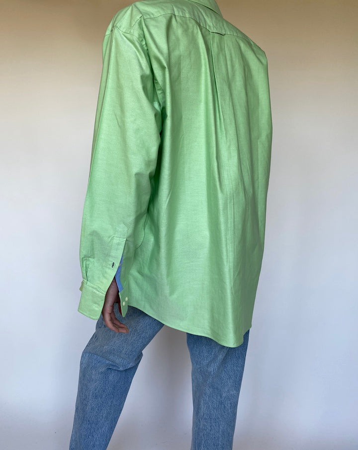 VINTAGE GREEN TOMMY HILFIGER SHIRT 3123