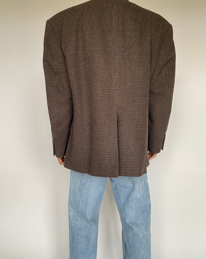VINTAGE HOUNDSTOOTH BLAZER 2613