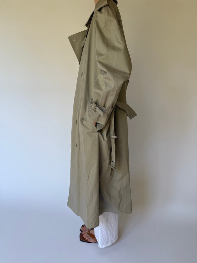 Vintage oversized trench coat beige 6178