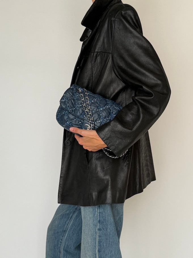 Vintage Leather jacket Black 6469