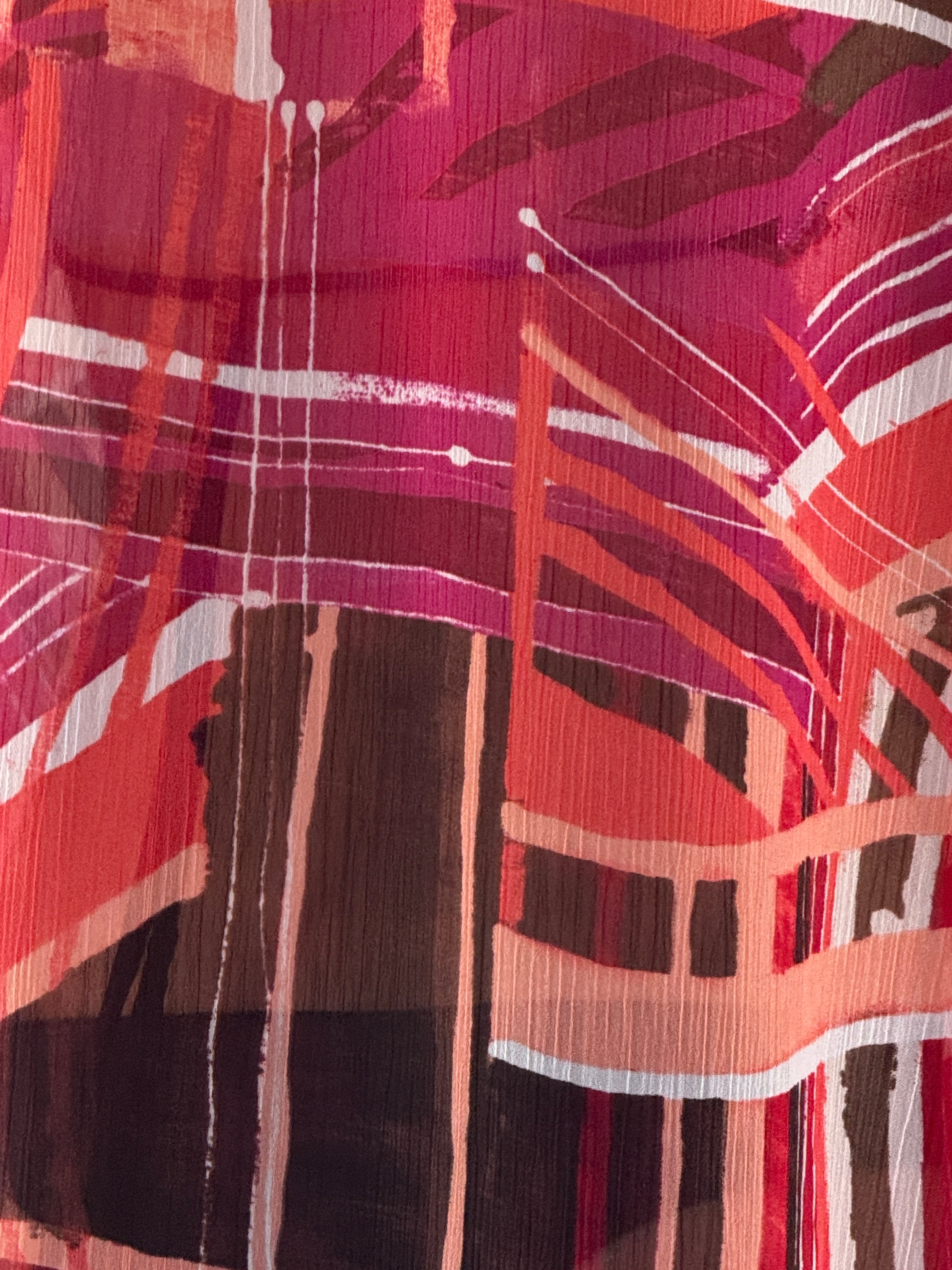 Vintage sheer lightweight fabric detail