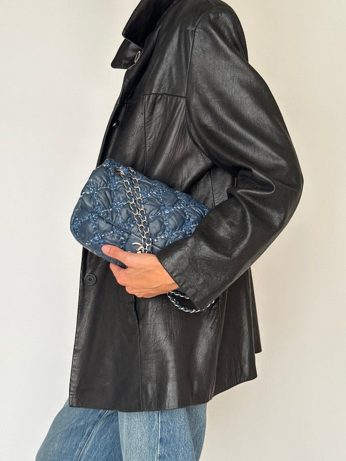 Vintage Leather jacket Black 6469