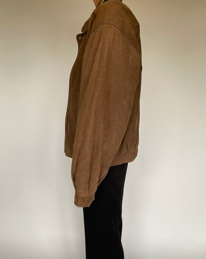 VINTAGE BROWN LEATHER JACKET 2625