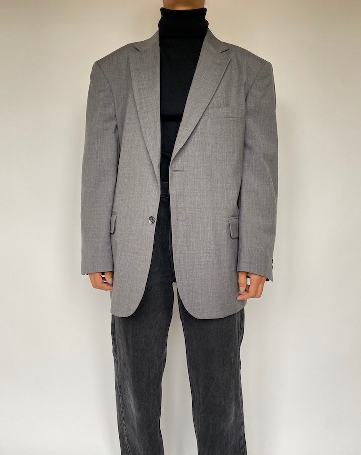 VINTAGE GREY OVERSIZED BLAZER 1928