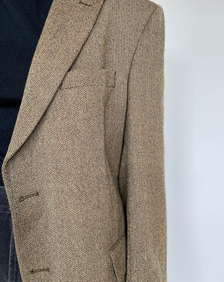 VINTAGE SINGLE BREASTED WOOL BLAZER 19433