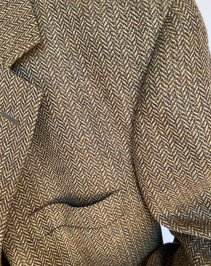 VINTAGE BEIGE SINGLE BREASTED BLAZER 3133