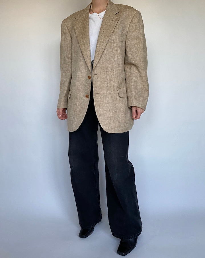 VINTAGE BEIGE BLAZER 473