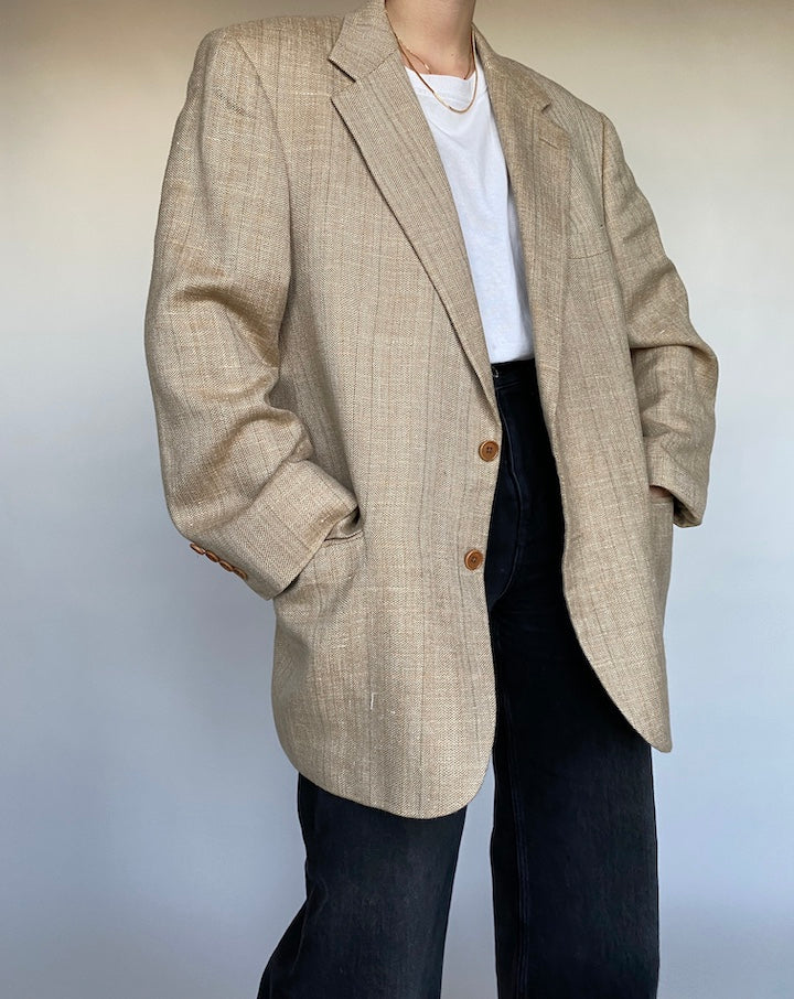 VINTAGE BEIGE BLAZER 473