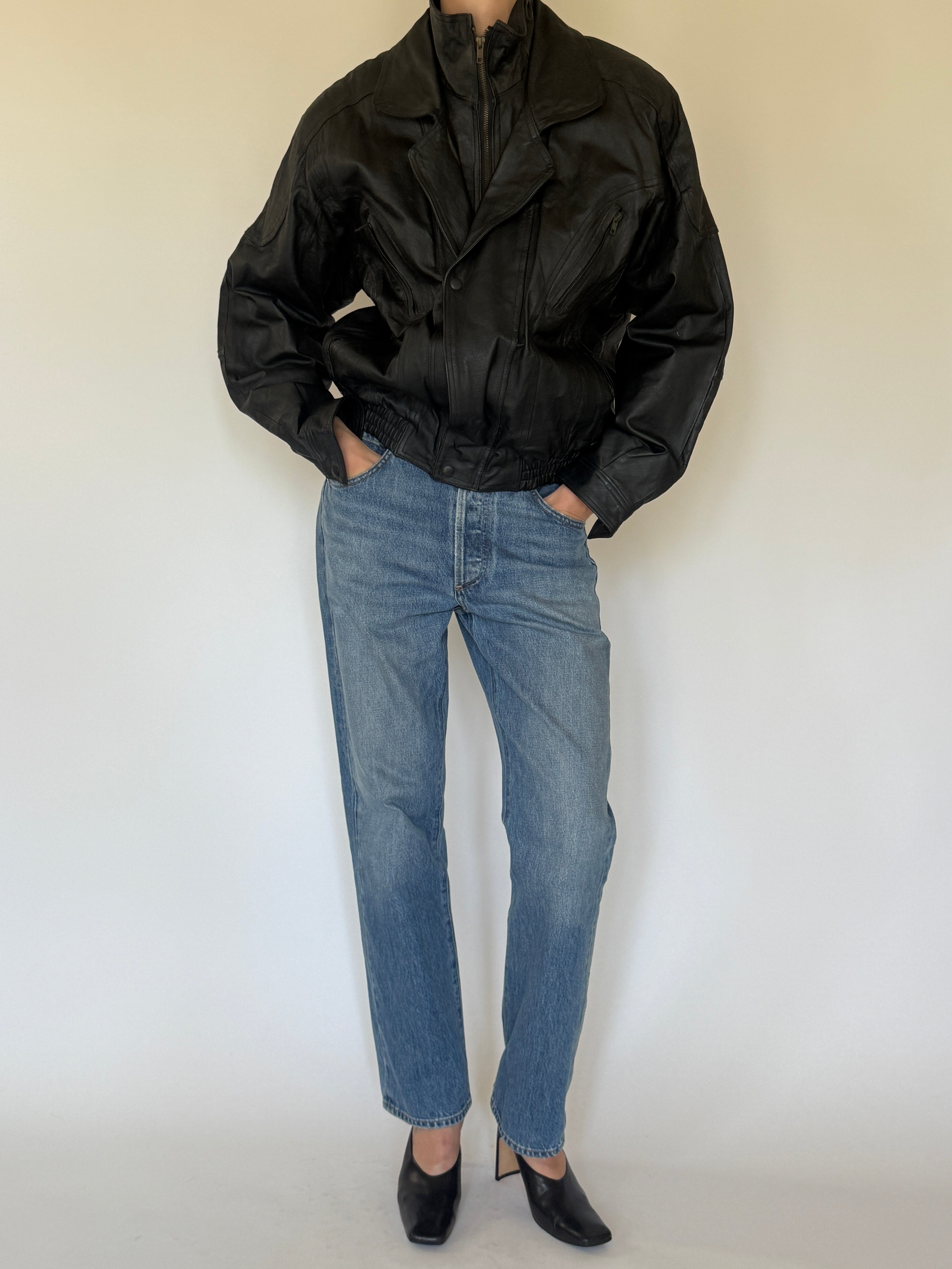 Vintage jacket zipper detail