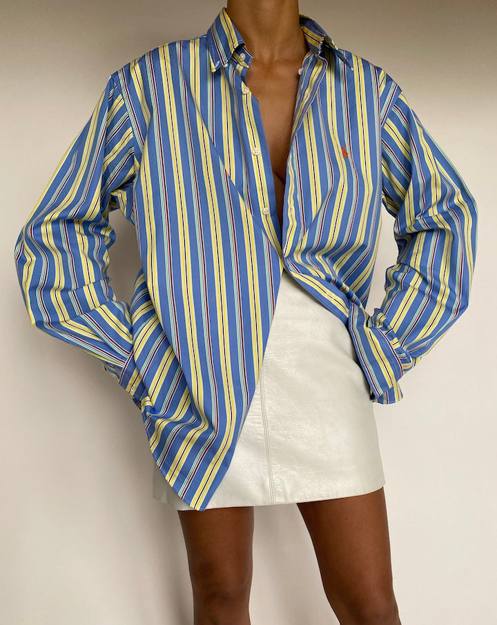 VINTAGE OVERSIZED STRIPED RALPH LAUREN SHIRT 2639