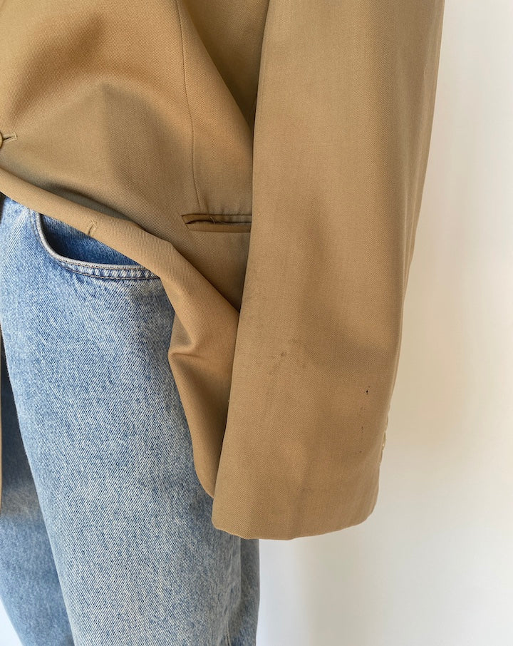 VINTAGE BEIGE OVERSIZED BLAZER 3149