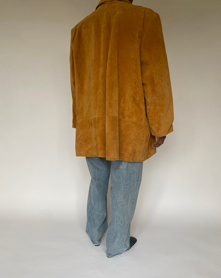 VINTAGE BROWN LEATHER JACKET 4857