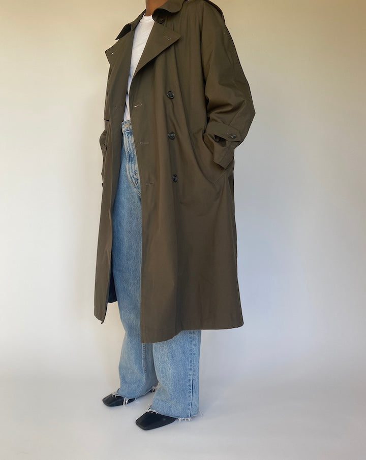 VINTAGE OVERSIZED TRENCH COAT 4090