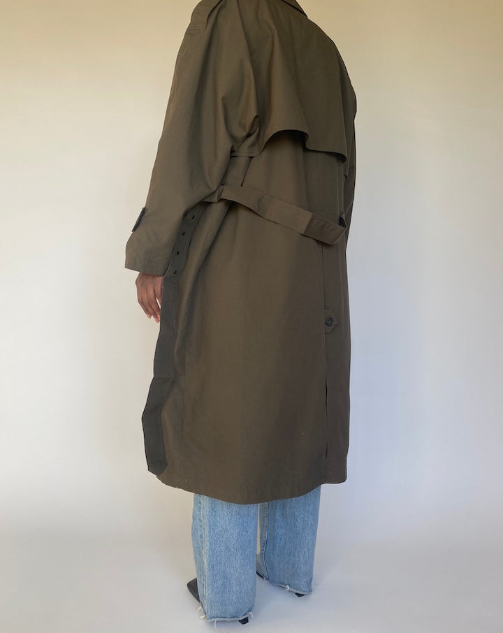 VINTAGE OVERSIZED TRENCH COAT 4090