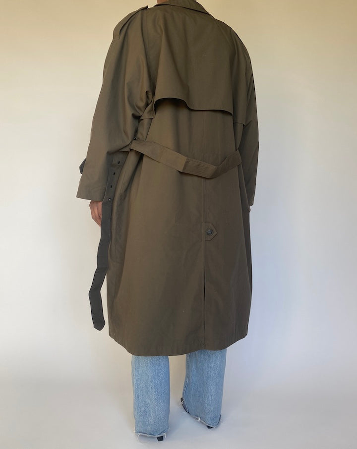 VINTAGE OVERSIZED TRENCH COAT 4090