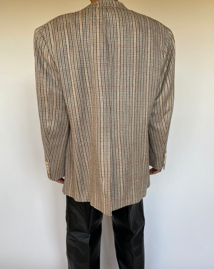 VINTAGE OVERSIZED SILK BLAZER 1489