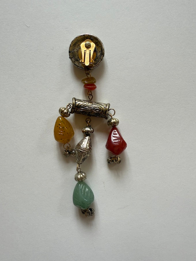 Vintage Boho Tribal Dangle Earrings