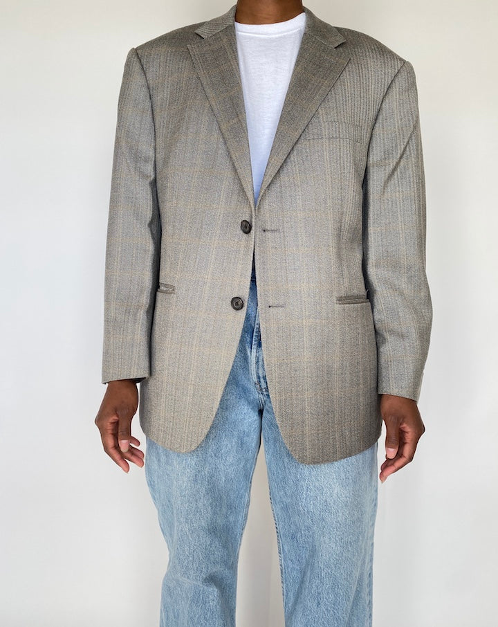 VINTAGE GREY RALPH LAUREN BLAZER 1975