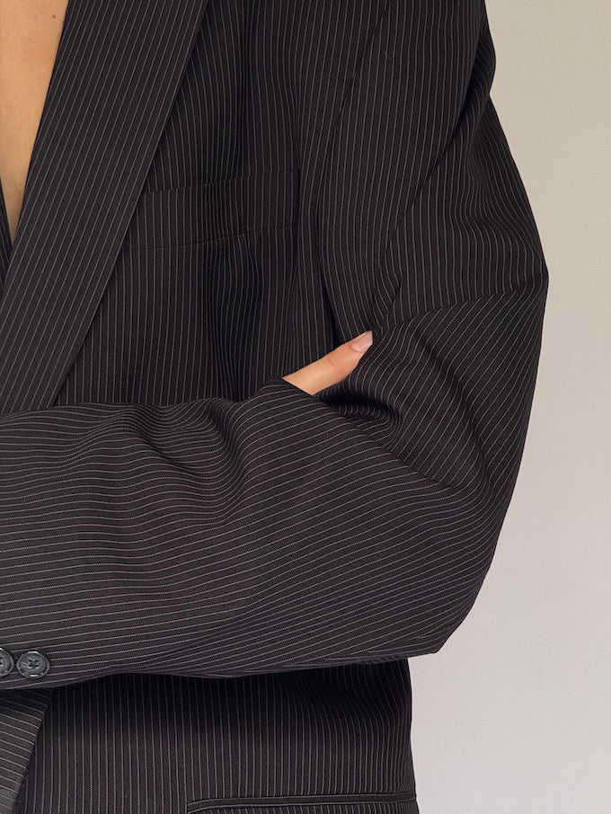 Vintage Pinstripe Blazer 6550