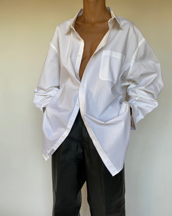 VINTAGE OVERSIZED WHITE SHIRT 2662
