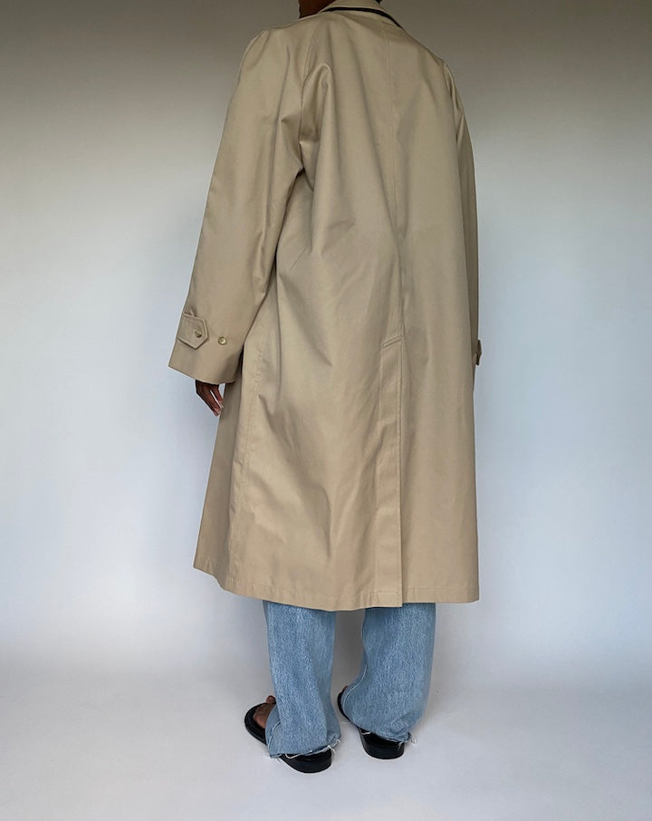 VINTAGE BEIGE LONG COAT 3599