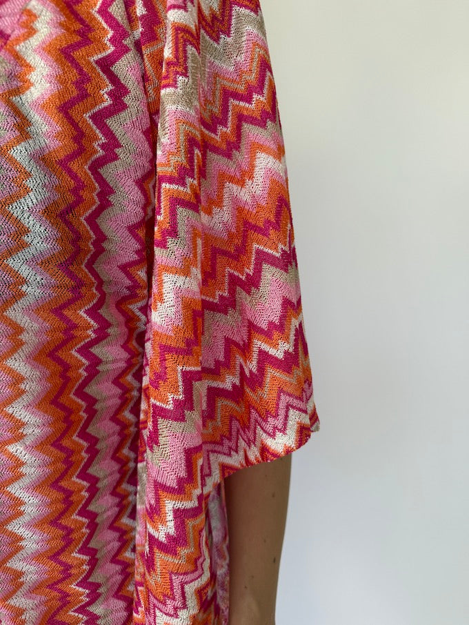 Vintage Zigzag Cover-Up Dress 6184