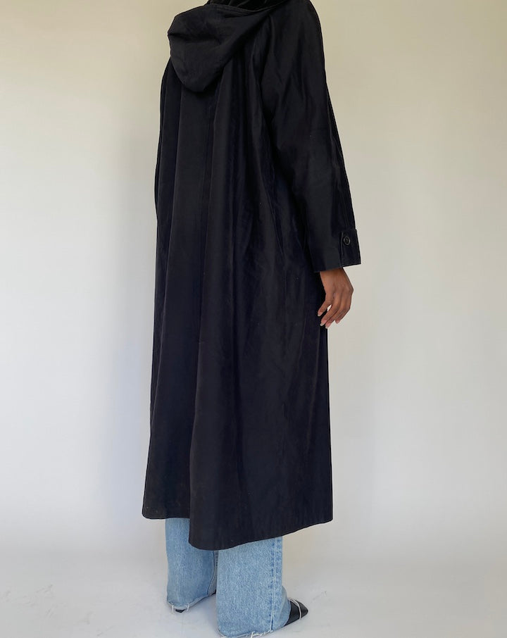 VINTAGE BLACK LONG COAT 4106