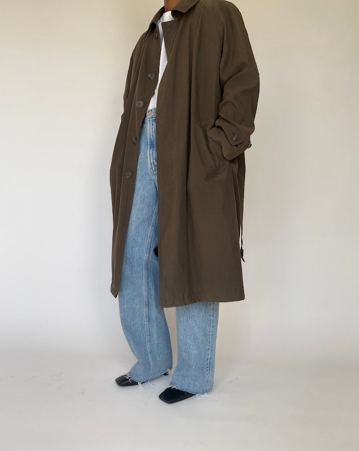 VINTAGE OVERSIZED TRENCH COAT 4107