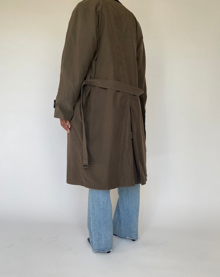 VINTAGE OVERSIZED TRENCH COAT 4107