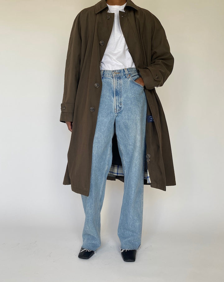 VINTAGE OVERSIZED TRENCH COAT 4107