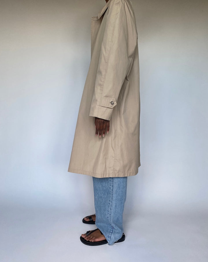 VINTAGE BEIGE LONG COAT 3604