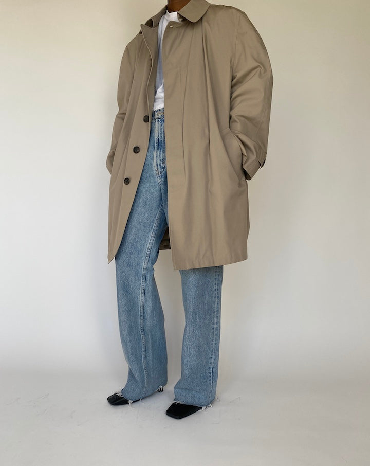 VINTAGE OVERSIZED BEIGE COAT 4109