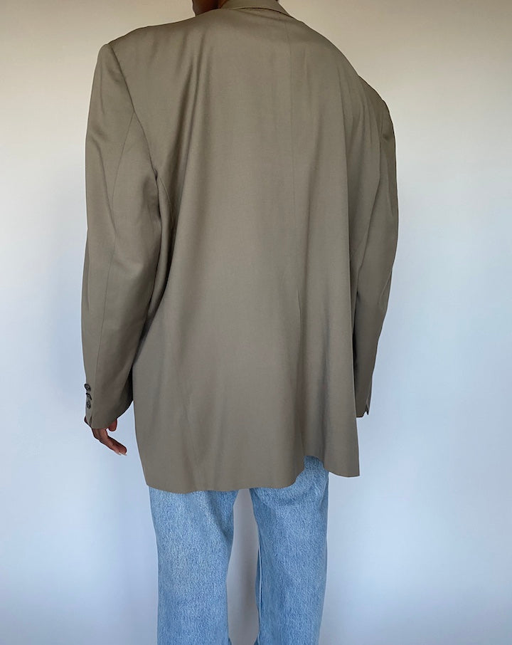 VINTAGE OVERSIZED BEIGE BLAZER 3611