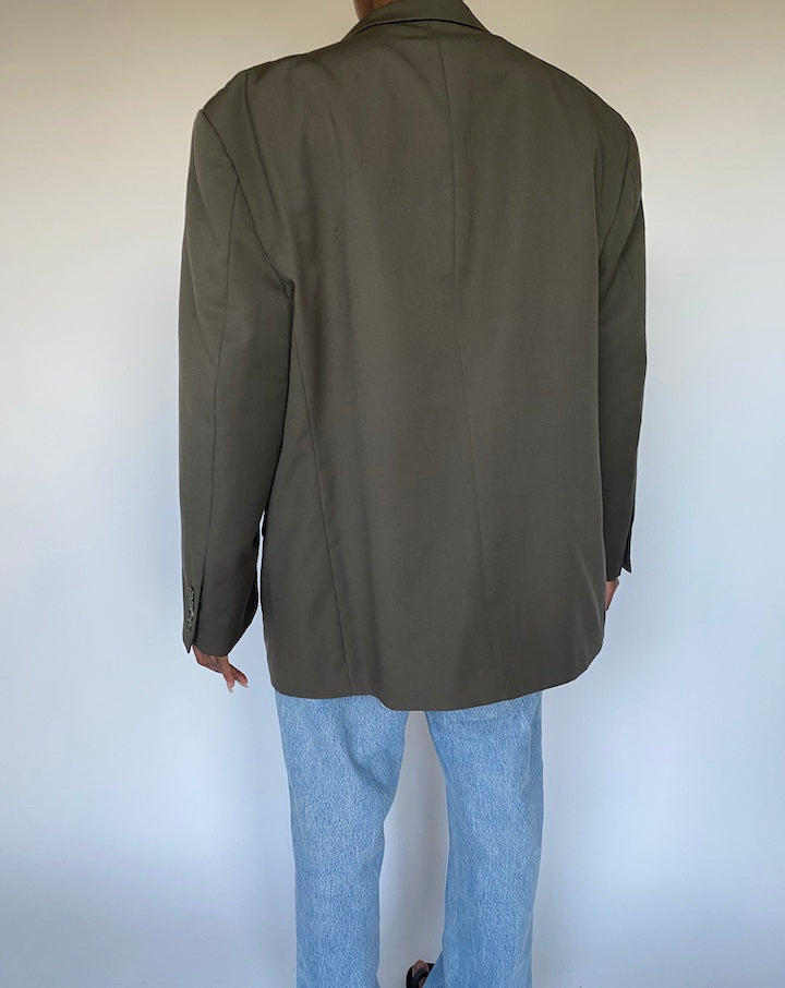 VINTAGE SINGLE BREASTED WOOL BLAZER 3613