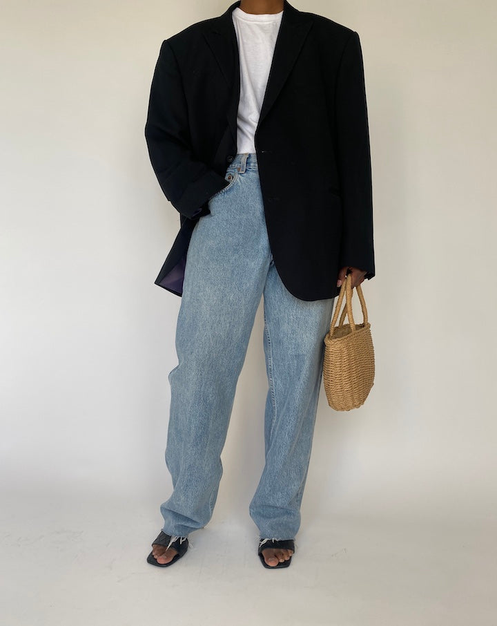 VINTAGE BASKET BAG 4132